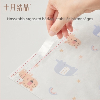 October Crystal egyszer használatos műanyag asztalterítő, olajálló és vízálló, 20 darabos csomag