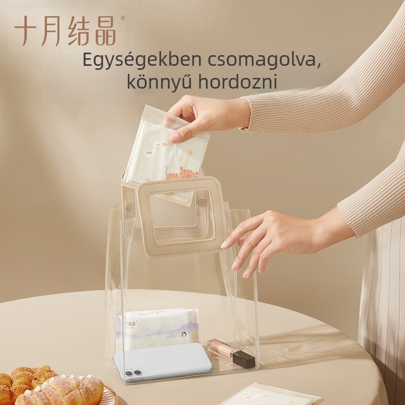 October Crystal egyszer használatos műanyag asztalterítő, olajálló és vízálló, 20 darabos csomag
