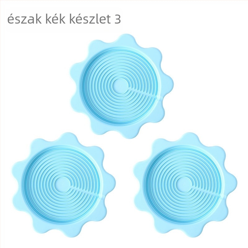 Meleg viz palack pad – műanyag, kör alakú, szigetelés, 3 darabos készlet