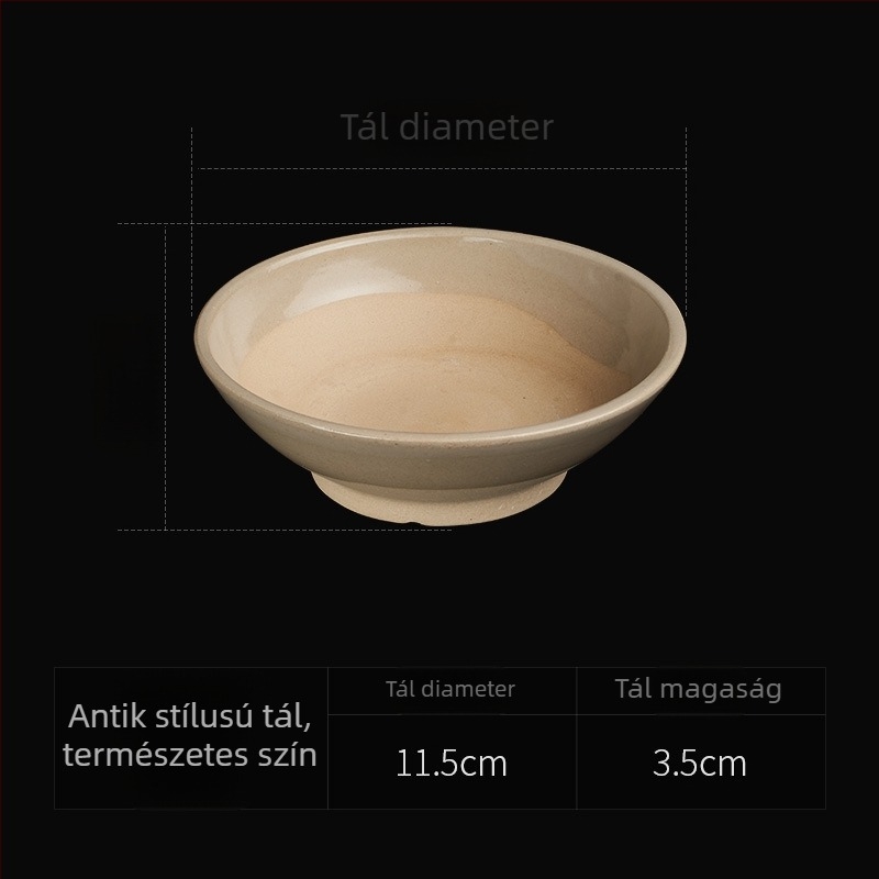 Nyolctálas gőzölő készlet durva porcelánból, hagyományos nemzeti stílus, mikróban használható