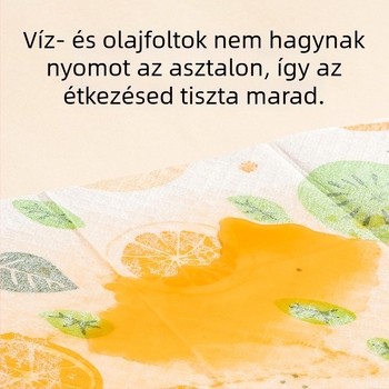 Egyszer használatos baba étkező alátétek, hordozhatóak, olaj- és vízállóak, bambuszrostból – JOYNCLEON/Jingqi
