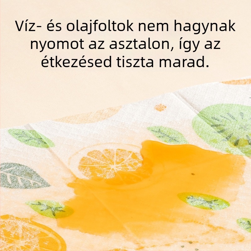 Egyszer használatos baba étkező alátétek, hordozhatóak, olaj- és vízállóak, bambuszrostból – JOYNCLEON/Jingqi