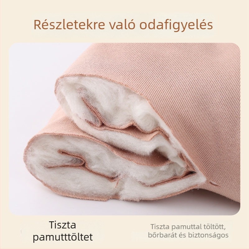 100% pamutból készült vastag lábszármelegítő téli, uniszex, meghosszabbított hosszúságú a melegítésért és a térd védelméért