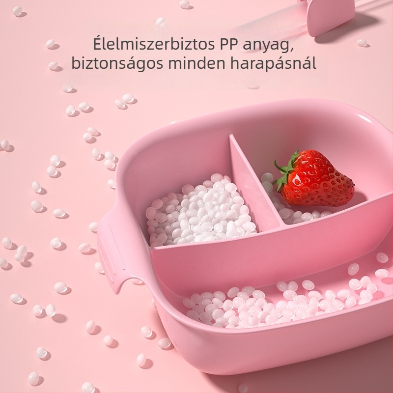 DIY baba étkezési tál integrált rekeszekkel – PP anyagú gyermek étkészlet, mitoo baby, 6 hónap feletti korosztálynak