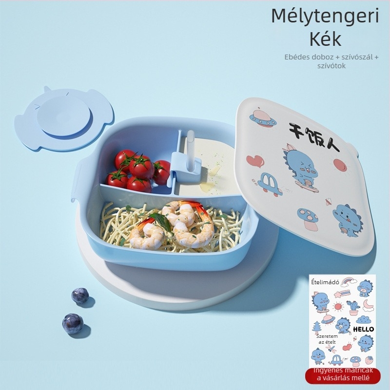 DIY baba étkezési tál integrált rekeszekkel – PP anyagú gyermek étkészlet, mitoo baby, 6 hónap feletti korosztálynak
