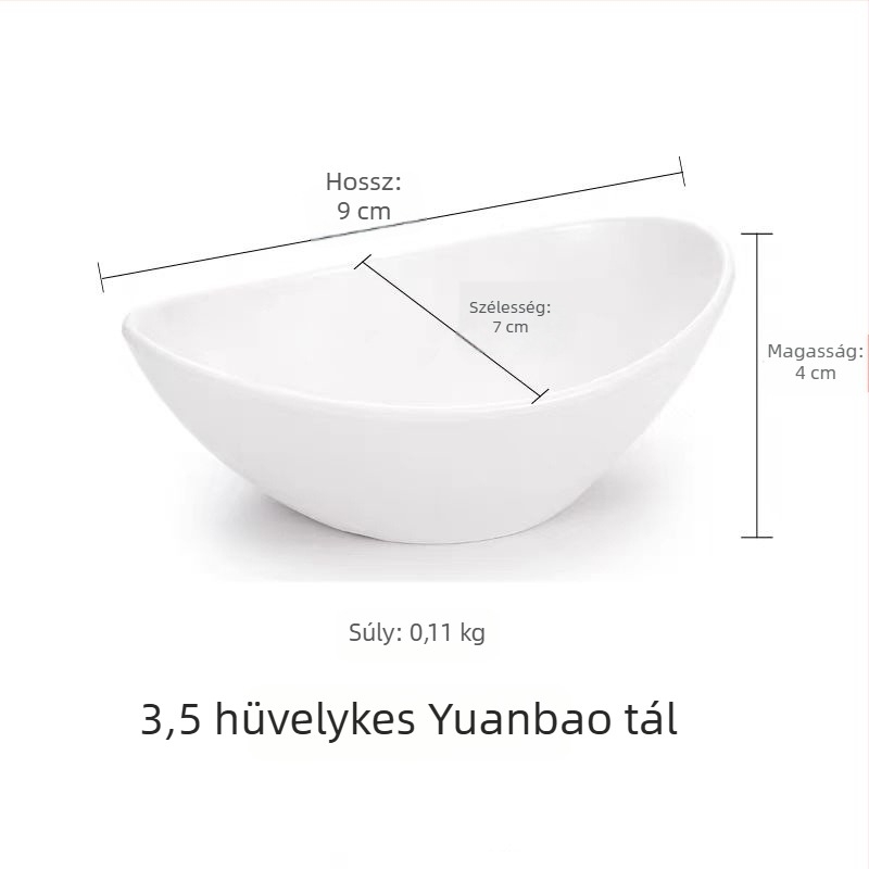 Kerámia mártogatós tál, formátlan alak, egyszínű mintázat, modern minimalist stílus, mikróhőálló