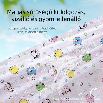Egyszer használható piknik matrac, nemszövött anyagból, nedvességálló és vízálló, vastított kialakítás, hordozható kemping talajmatrac