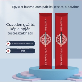 Egyszer használatos evőeszköz-készlet: bambusz, téglalap alakú, 20 vastagságú, 1000 darabos csomag, logó nyomtatása elérhető