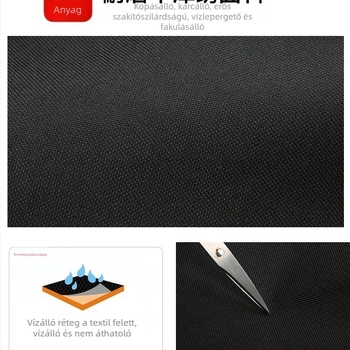 Uniszex vászon hátizsák 20–35L, lopás elleni, vízálló, lélegző