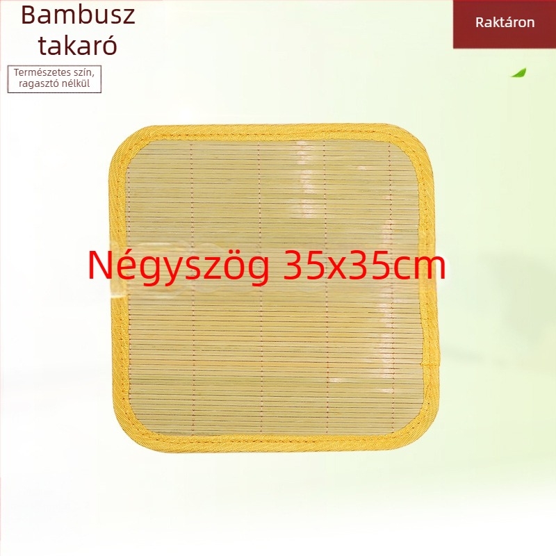 Bambusz dumpling tál hőszigetelő alátéttel és kör alakú fedővel — első osztályú minőség, modern minimalizmus