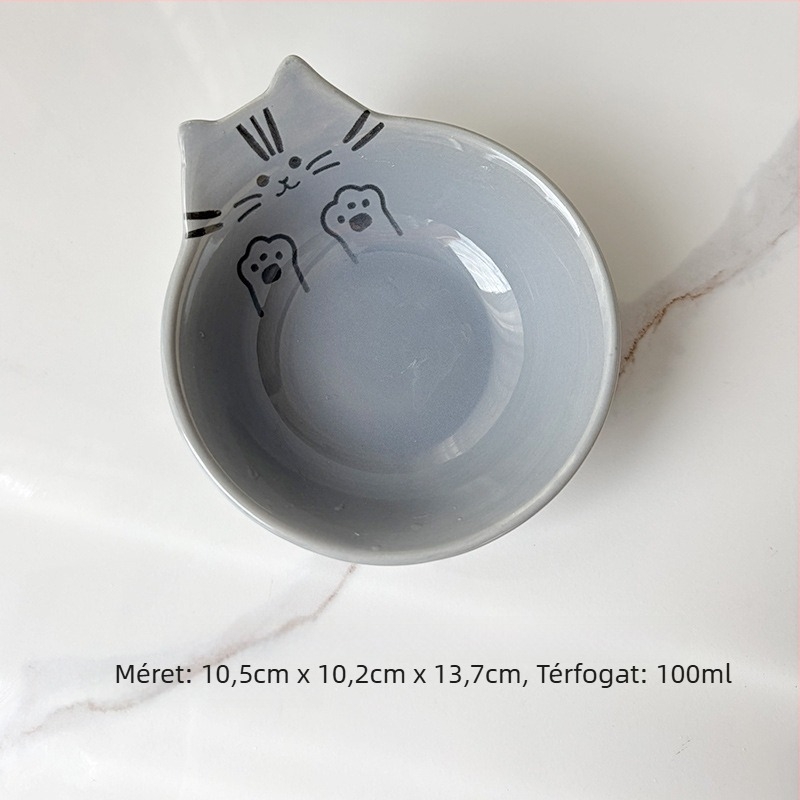 Állatmintás kerámia tál, aláglazúros felülettel, mikrózható, logó nyomtatási lehetőség
