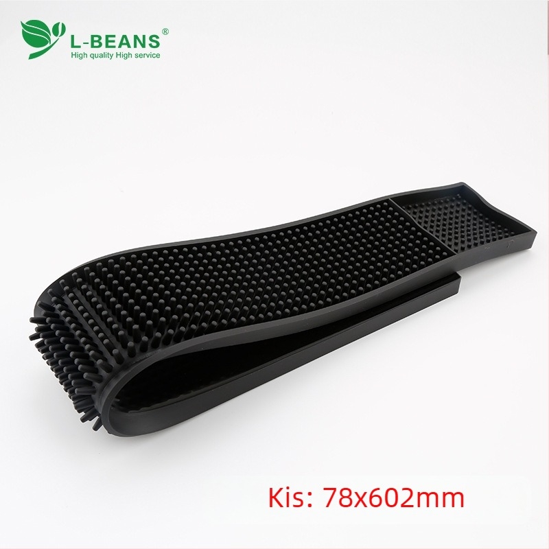 L-BEANS PVC négyszögletes bár alátét, csúszásmentes, hőszigetelő, pohárszárító alátét