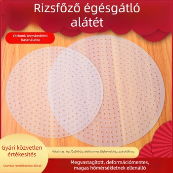 Rizsfőző szilikon matrac, kör alakú, tapadásmentes felület, megnövelt vastagság