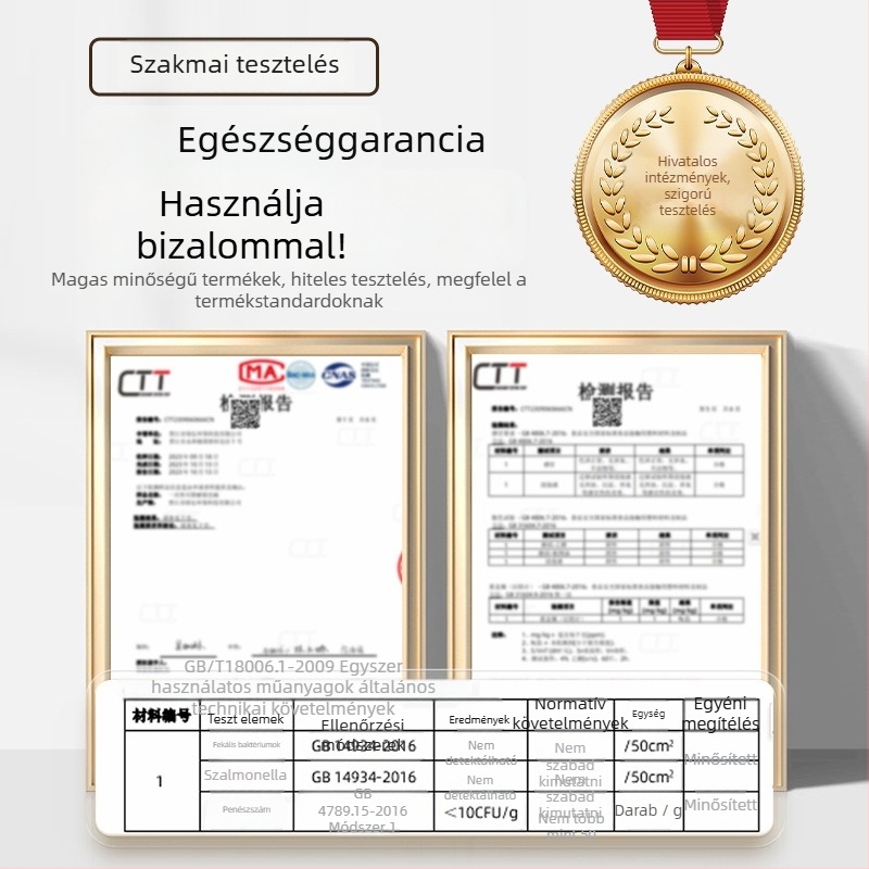 Kempingezéshez – egyszer használatos edénykészlet, rizshéj rostból + PP, oval tál és evőpálcikák, négy darabos készlet
