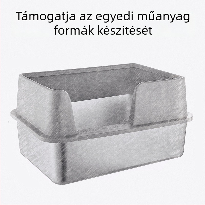 304 rozsdamentes acélból készült négyszögletes, mély és vastag edény fedővel, rizs párolására és büfészervírozáshoz