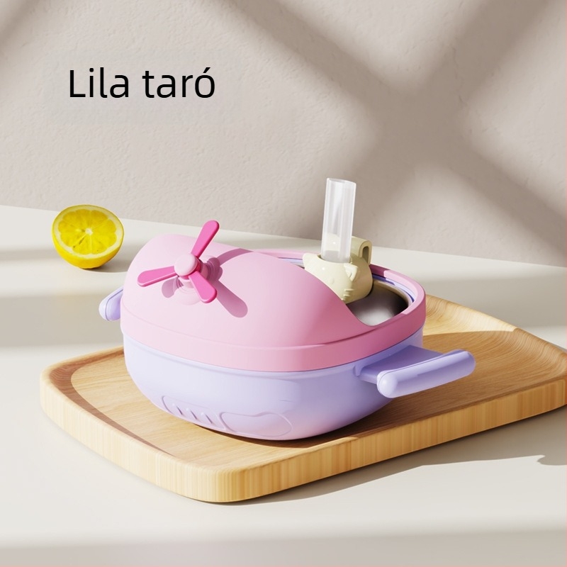 Jiayibaby Rajzfilm-stílusú bébi étkezőtál – PP anyagú, 6 hónapos kortól, 48 db dobozban