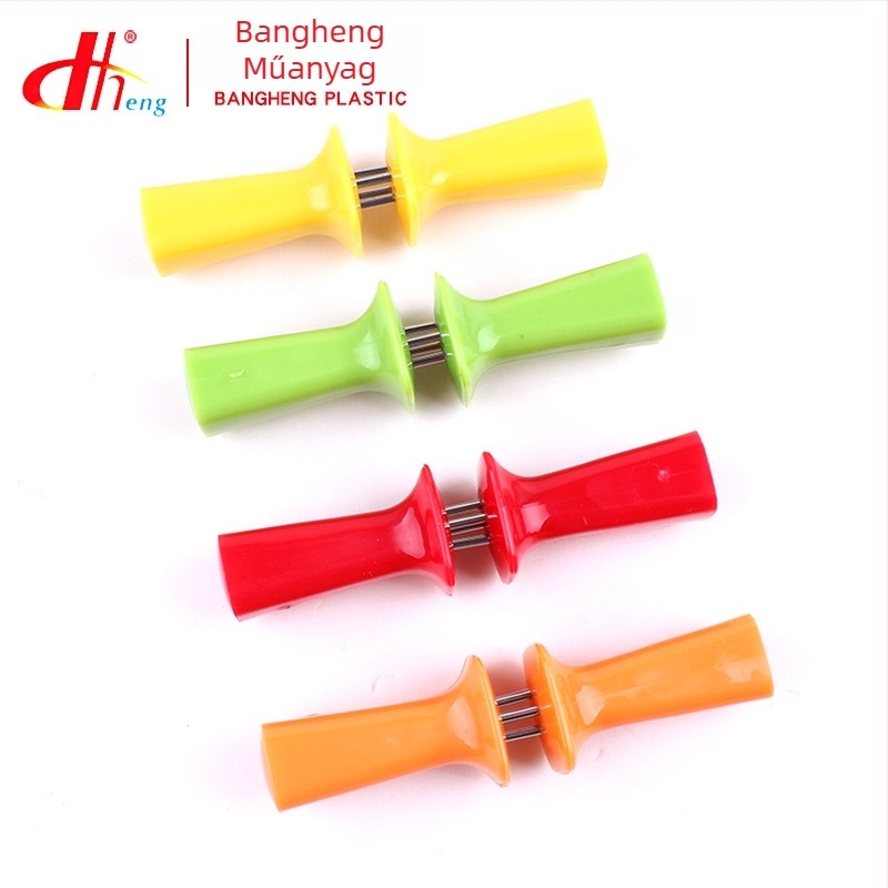 DHENG Gyümölcsvilla PP fogantyúval és rozsdamentes acél hegggyel — kültéri grillhez, modell DH-D10