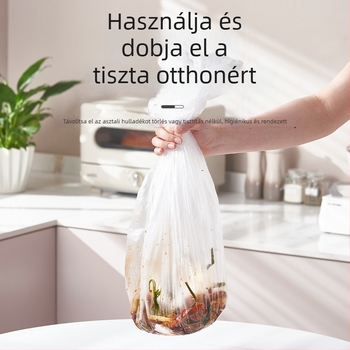 Japán stílusú egyszer használatos kerek terítő, vastagított vízálló PE, olajálló, otthoni használatra, Ø 0,8 m, 10 db