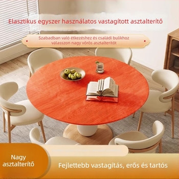 Egyszer használatos műanyag körasztalterítő, biológiailag lebomló, háztartási használatra