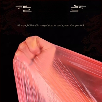 Egyszer használatos műanyag körasztalterítő, biológiailag lebomló, háztartási használatra