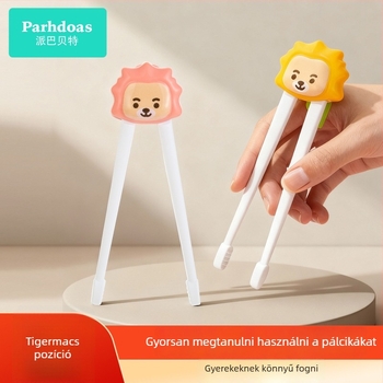 Gyerekeknek tanuló evőpálcikák Tiger Mouth fogással – ABS + TPE