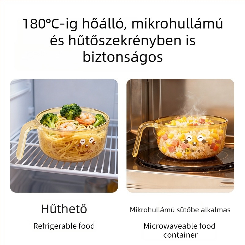 PPSU gyermekek étkezőtál fogantyúval, esésálló, felnőtteknek is megfelelő, 3 éves kortól, égési sérülések elleni védelem