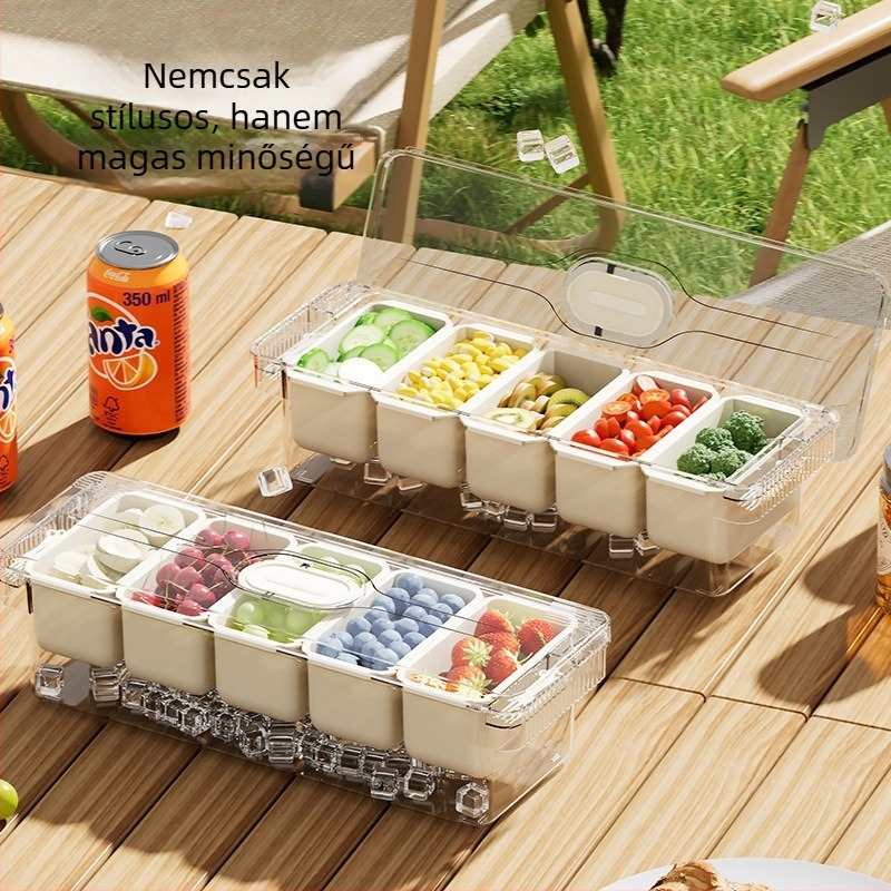 Frissességmegőrző doboz gyümölcsök számára – műanyag, téglalap alakú, 1–2 L kapacitás, egy rétegű, megőrzi a frissességet