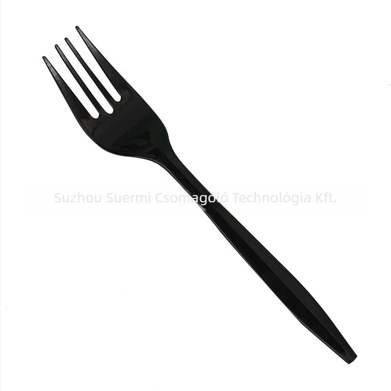 Egyszer használatos PP villa, egyenként csomagolt, 1000 darabos kiszerelés, torta, gyümölcs és steak számára