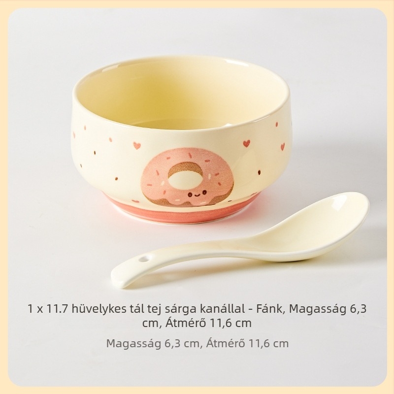 Porcelánkerek tál háztartási használatra, underglaze színű felület, mikrohullámú sütőben használható, testreszabható