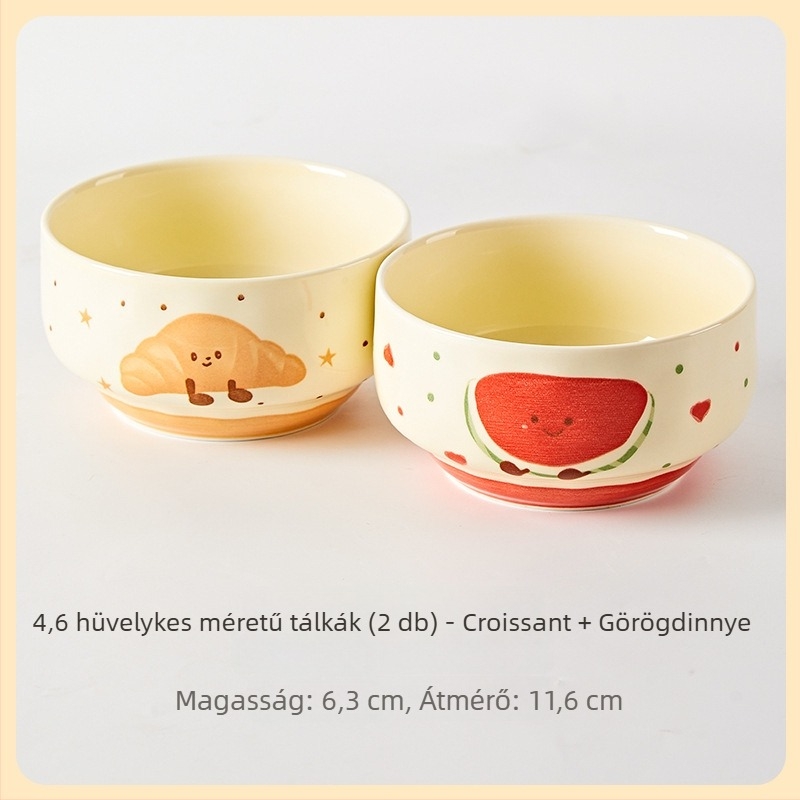 Porcelánkerek tál háztartási használatra, underglaze színű felület, mikrohullámú sütőben használható, testreszabható