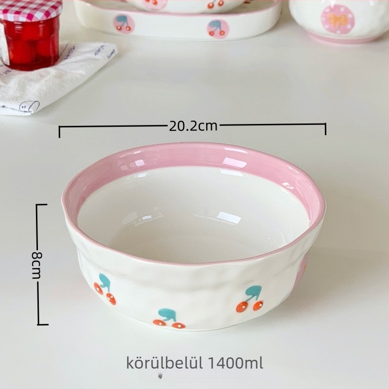Porcelán étkészlet: tálak és tányérok, egyszerű stílus, porcelán anyag