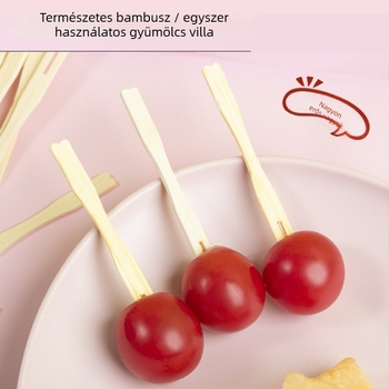 Bambusz gyümölcsvilla — modern egyszerű stílus, logó nyomtatás lehetséges, testreszabás