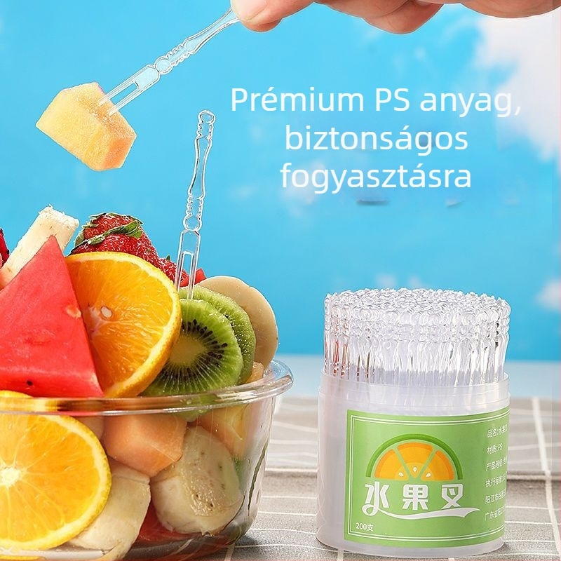 Bambusz-stílusú gyümölcsvilla bambusz textúrával, megvastagított, otthoni és kereskedelmi használatra, átlátszó torta villa