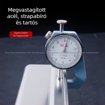 Rozsdamentes acél gombóc tároló, téglalap alakú, fedéllel, szivárgásbiztos, 2,1–3 L kapacitás, egy rétegű
