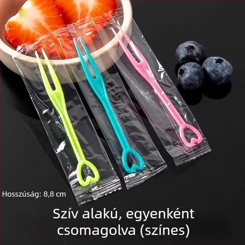 200 darab műanyag gyümölcs villa készlet, aranyos rajzfilm dizájn, gyermekbarát, otthoni használatra