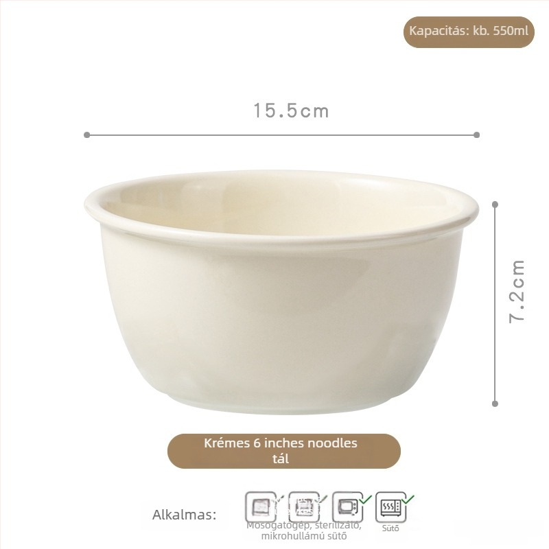 Csont porcelánból készült kerámia étkészlet — modern minimalista stílus, mikrosütőben használható, logóval ellátva, Chuang Jian márka