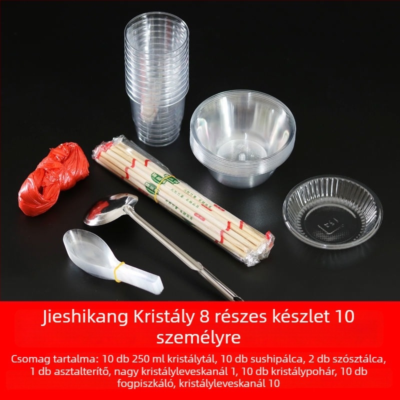 Egyszer használatos edénykészlet — négy darab, biodegradálható, testreszabás nélkül; Kínában készült; stílus modern egyszerű.