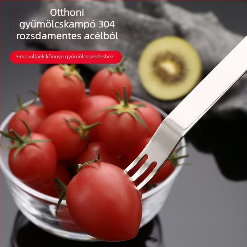 304 rozsdamentes acél gyümölcs villa készlet otthoni használatra – hordozható desszert Mooncake villa, tükörfényes felület, egyszerű stílus, logó nyomtatás elérhető