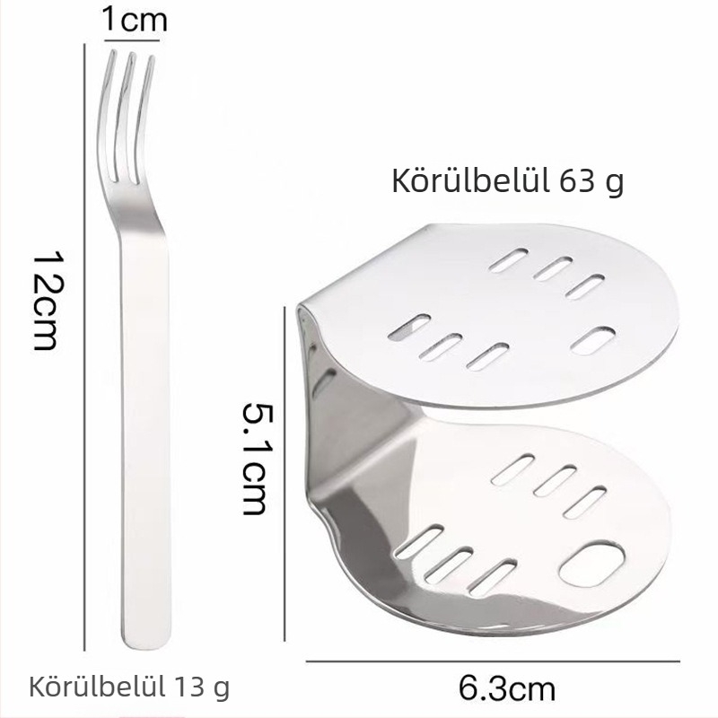 304 rozsdamentes acél gyümölcs villa készlet otthoni használatra – hordozható desszert Mooncake villa, tükörfényes felület, egyszerű stílus, logó nyomtatás elérhető