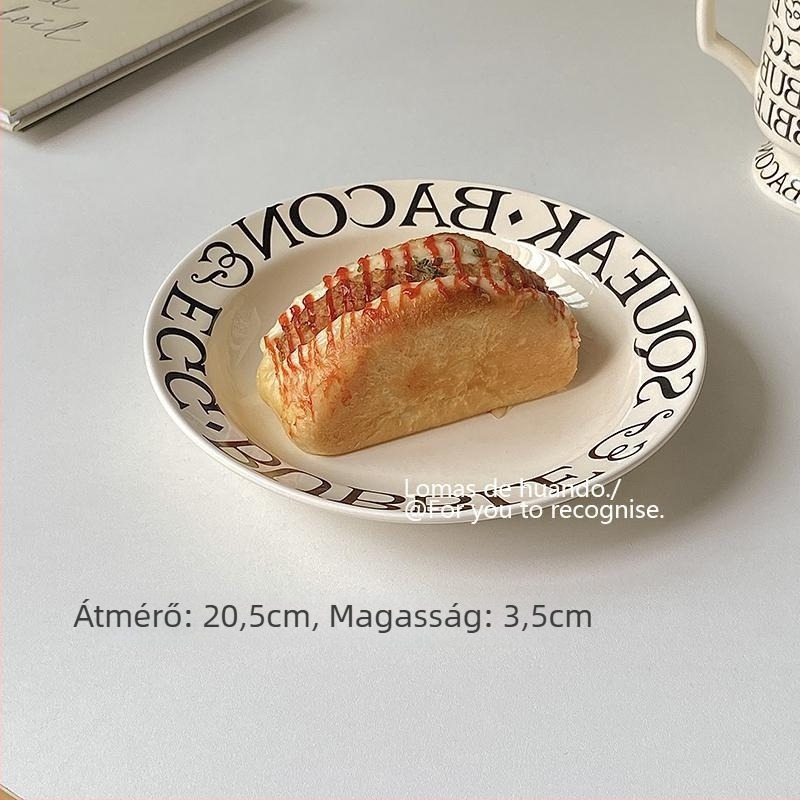 Francia stílusú porcelán egyszemélyes étkészlet: tészta tál és saláta tál, kvartet alakú