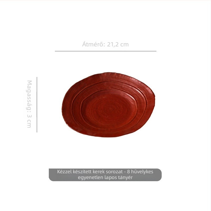 Japán stílusú kerámia étkészlet — alá-glazúros színű felület, testreszabható privát címkével, ajándéknak alkalmas