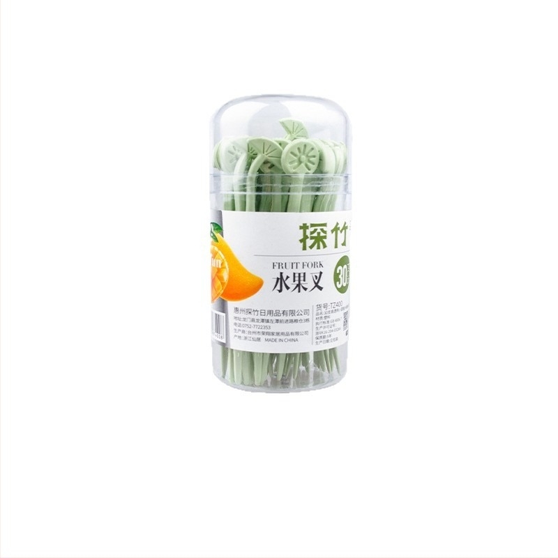 Egyszer használatos gyümölcsvilla készlet, műanyagból, 30 darab, modern, egyszerű stílus