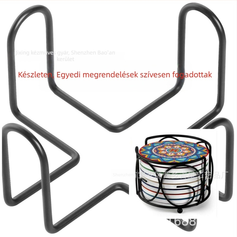 Vasdrótból készült csészetartó, nordikus stílus, 60 g, 2021 nyarán debütált