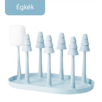 Pohártartó erdő mintával, világos luxus stílusban (műanyag, 90 g, asztali állvány)