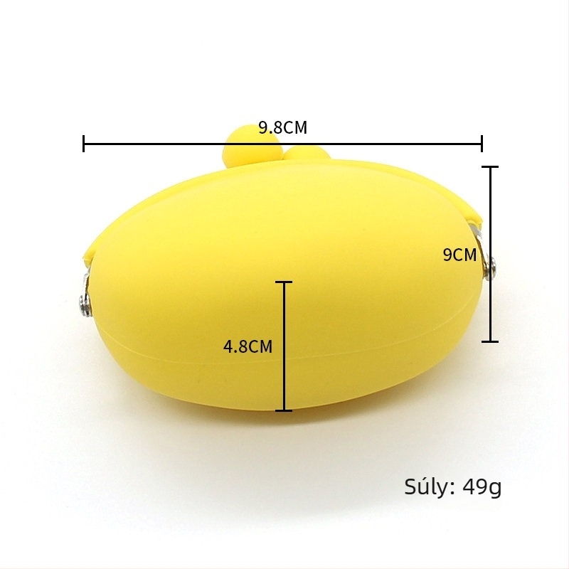 Szilikonból készült érmetáska, állatmintázat, városi minimalizmus, uniszex, tárolásra