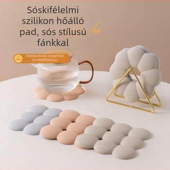Szilikonból készült hőálló asztali alátét, karikatúra mintával, szabálytalan alakú (Anyag: Szilikon; Hőállóság; Mintázat: Karikatúra)