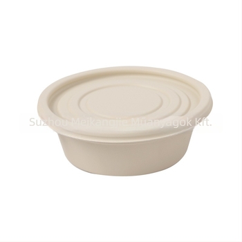 Egyszer használatos kerek levesestál kukorica keményítő alapú, mikrohullámú sütőben használható, biodegradálható (200 ml, kukorica keményítő alapú, mikrohullámú sütőben használható)