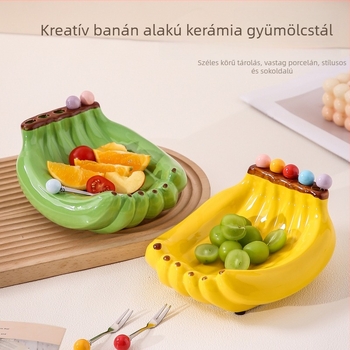 Gyümölcs villa készlet, rozsdamentes acél, kreatív stílus, csíkos mintázat, felnőtteknek