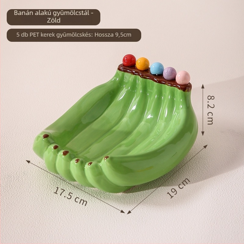 Gyümölcs villa készlet, rozsdamentes acél, kreatív stílus, csíkos mintázat, felnőtteknek