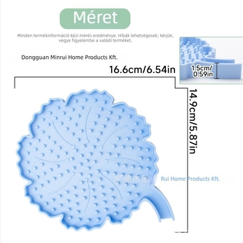 Modern minimalista egyszínű szilikon placemat — hőálló, szabálytalan alakú, poháralátét és szárító matrac